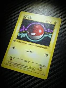 Pokemon TCG Voltorb Card 67/102 Base Set 1st Edition Shadowless Common LP+ 1999 - Image 5