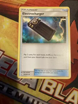 Electrocharger - 139/181 - Team Up - SM - Uncommon - Pokemon TCG Card - NM - Image 1