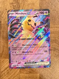 Pokemon Mimikyu EX Double Rare Holo Card 069/159 Sv09: Journey Together TCG - Image 1