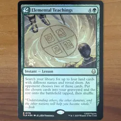 Elemental Teachings - Prerelease Foil Promo - Avatar TLA MTG - Image 1