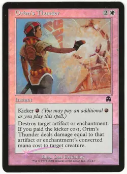 MTG Orim's Thunder FOIL Apocalypse Common LP - Image 1