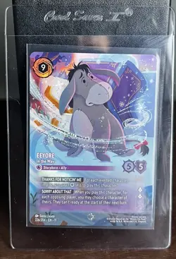 Eeyore - In The Way #226 - Enchanted - Disney Lorcana Winterspell - Near Mint - Image 1