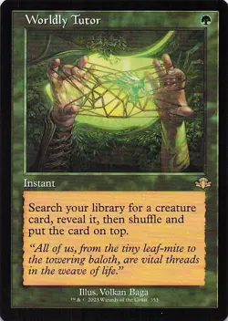 Worldly Tutor (Retro Frame) Dominaria Remastered Regular - Image 1