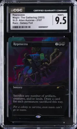 2025 MAGIC: THE GATHERING SLD ALIEN AURORAS #2107 REPROCESS CGC 9.5 - Image 1