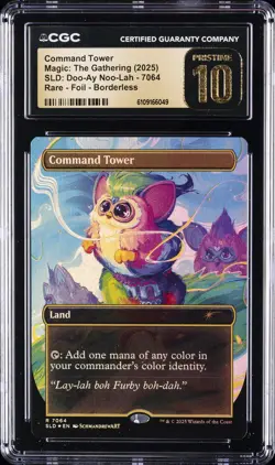 2025 MAGIC THE GATHERING SLD DOO-AY NOO-LAH COMMAND TOWER CGC 10 PRISTINE - Image 1