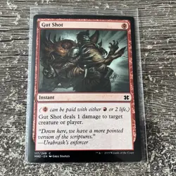 1x Gut Shot (117) Mystery Booster LP MTG Magic the Gathering x1 - Image 1
