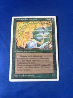 VERDURAN ENCHANTRESS LP Fourth 4th Edition mtg Magic fast shipping - Image 1