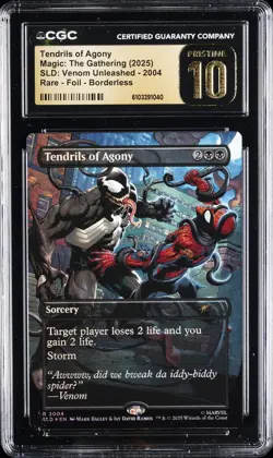 2025 MAGIC: THE GATHERING BORDERLESS TENDRILS OF AGONY CGC 10 PRISTINE - Image 1