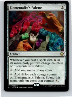 Magic the Gathering Elementalist's Palette Commander 2021 MTG Free Shipping! - Image 1