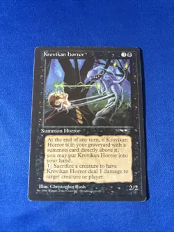 KROVIKAN HORROR MP Alliances Reserved List mtg Magic fast shipping - Image 1