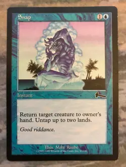 1x Snap mtg Urza's Legacy Moderately Played MP - Image 1