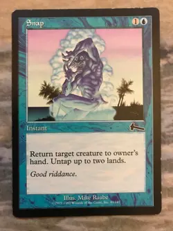 1x Snap mtg Urza's Legacy Moderately Played MP - Image 3