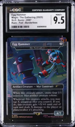 2025 MAGIC: THE GATHERING SLD: SONIC #2097 EGG HAMMER CGC 9.5 - Image 1