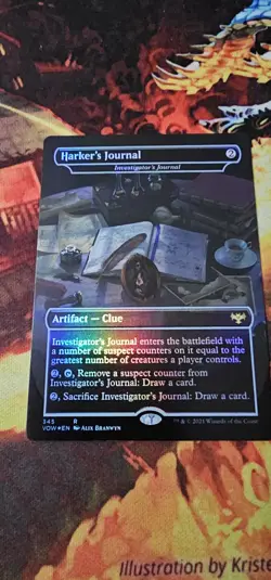 Harker's Journal - Investigator's Journal Innistrad: Crimson Vow Foil - Image 1