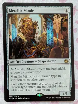 [1x] Metallic Mimic , English Aether Revolt MTG Magic - Image 1