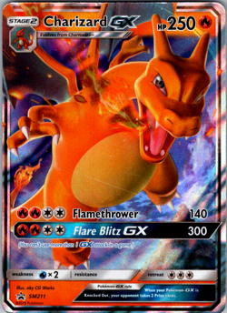 Charizard GX SM211 Black Star Promo Holo NM Pokemon - Image 1