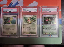 Pokemon 2003 Japanese Magma vs Aqua Treecko Grovyle Sceptile EX PSA Lot - Image 1