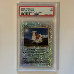 2002 POKEMON LEGENDARY COLLECTION #85 PIDGEY REVERSE FOIL PSA 7 - Image 1