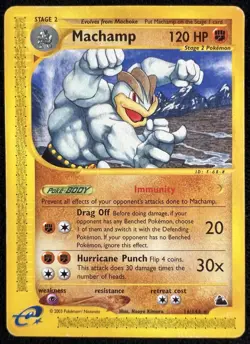 Machamp 16/144 Skyridge Non-Holo E Reader Pokemon Card - MP - Image 1