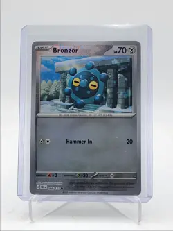 BRONZOR 2025 POKEMON PRISMATIC EVOLUTIONS POKEBALL FOIL 066/131 Q5542 - Image 1