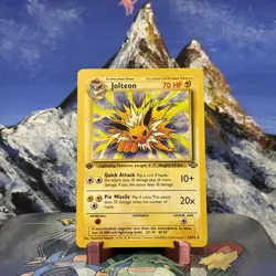 Jolteon - 20/64 Pokemon Jungle - WOTC 1st Edition LP ⚡ - Image 1