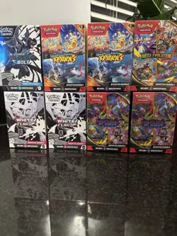 POKEMON TCG BOOSTER BUNDLE X8 LOT WHITE FLARE BLACK BOLT MEGA PHANTASMAL SURGING - Image 1