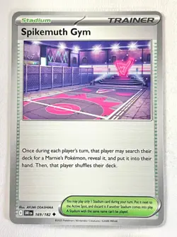 Spikemuth Gym 169/182 Destined Rivals - Pokemon TCG - Pack Fresh Near Mint NM - Image 1