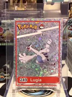 Pokemon Pokedex Nico Sticker #249 Lugia Holo Rare Vintage CO - Image 1