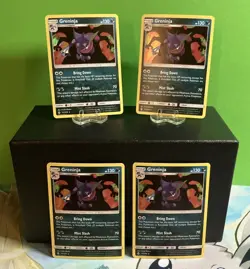 Greninja 117/214 HOLO Sun&Moon Unbroken Bonds NM 4x Pokemon TCG Lot - Image 1