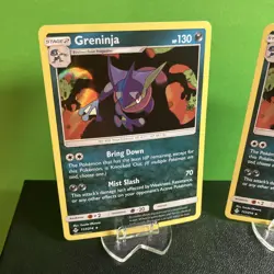 Greninja 117/214 HOLO Sun&Moon Unbroken Bonds NM 4x Pokemon TCG Lot - Image 2