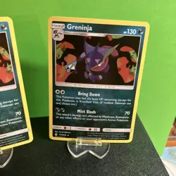 Greninja 117/214 HOLO Sun&Moon Unbroken Bonds NM 4x Pokemon TCG Lot - Image 3