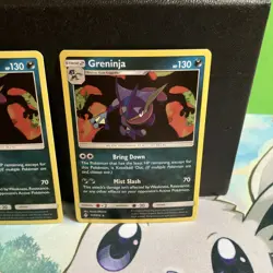 Greninja 117/214 HOLO Sun&Moon Unbroken Bonds NM 4x Pokemon TCG Lot - Image 5