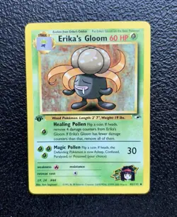 Pokemon TCG - 1st Edition Erika's Gloom 45/132 - Rare - Gym Heroes *NM/LP - Image 1
