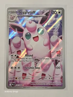 Pokemon Wigglytuff 105/094 Phantasmal Flames Illustration Rare - Image 3