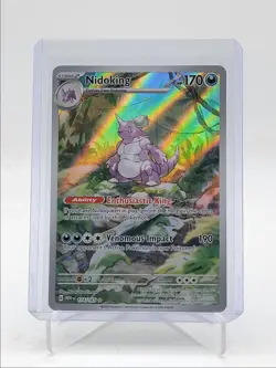 NIDOKING 2023 POKEMON SCARLET & VIOLET 151 ILLUSTRATION RARE 174/165 Q5542 - Image 1