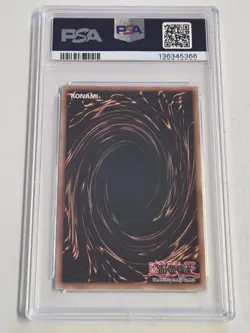 PSA 9 Elemental HERO Flame Wingman LCGX-EN045 Secret Rare Yugioh Unlimited Mint - Image 3