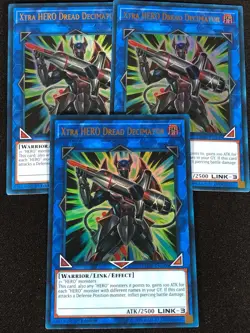 Yugioh Xtra Hero Dread Decimator LEHD-ENA00 1st ULTRA x3 (NM) - Image 1