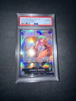 PSA 10 – 2024 ONE PIECE OP07-500 YEARS IN THE FUTURE 019 JEWELRY BONNEY ALT ART - Image 1