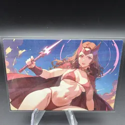 Scarlet Witch Anime Waifu Card Doujin ACG Goddess Holo - Image 1