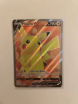 Pokemon TCG Pikachu V 157/172 Full Art Brilliant Stars Sword & Shield Card - NM - Image 1