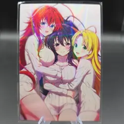 Rias, Akeno And Asia Anime Waifu Card Doujin ACG Goddess Holo - Image 2