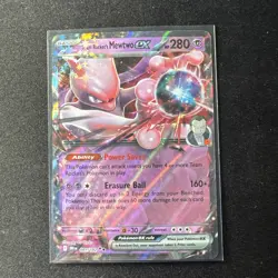 Team Rocket's Mewtwo Ex 81/182 Destined Rivals Pokemon Card - Image 1