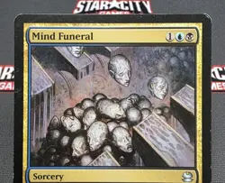 MTG Mind Funeral- Signed -Modern Masters Magic the Gathering Card # 181 - Image 3