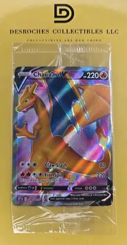 🔥Pokemon Champions Path Charizard V Promo Full Art Card SWSH050 Sealed🔥📈 - Image 3