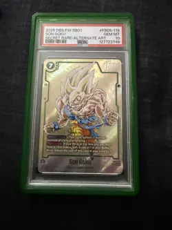 Dragon Ball Super Card Game Son Goku Secret Rare Alt Art FB05-119 PSA 10 - Image 2