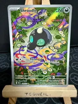 Shroodle 149 / 132 - Pokemon TCG Mega Evolution Card - Illustration Rare - EN/NM - Image 1