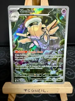 Shedinja 144 / 132 - Pokemon TCG Mega Evolution Card - Illustration Rare - EN/NM - Image 1