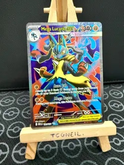 Mega Lucario Ex 160/132 - Pokemon TCG Mega Evolution Card - Ultra Rare - EN/NM - Image 1