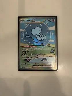 Mew EX 232/091 Holo Paldean Fates Pokemon TCG Card Lightly Played English - Image 3
