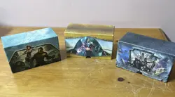 MTG: Scars of Mirrodin Block (SOM, MBS, NPH) EMPTY Fat Pack Boxes. - Image 2